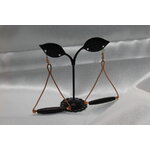 Boucle-Oreille-Fil-Cuivre-Cuivre-Perles-Noir-3