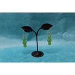Boucle-Oreille-Fil-Cuivre-Dore-Perles-Verte-
