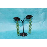 Boucle-Oreille-Fil-Alu-perles-Verte-