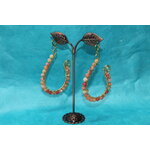 Boucle-Oreille-Fil-Cuivre-Dore-Perles-Agate-Orange-1
