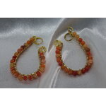 Boucle-Oreille-Fil-Cuivre-Dore-Perles-Agate-Orange-3