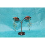 Boucle-Oreille-Fil-Cuivre-Dore-Perles-Turquoise-Veritable-1