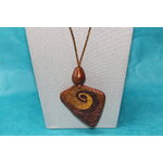 Collier-Cordon-Imitation-Cuir-Dore-Blason-Polymere-Degrade-Marron (7)