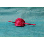 Barette-Chignon-Polymere-Rose-Dragon