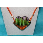 Collier-Cordon-Satine-Orange-Polymere-Plastron-Multicolores (6)