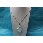 Collier-Imitation-Cuir-Polymere-Blason-Multicolores
