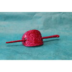 Barette-Chignon-Polymere-Rose-Dragon-3