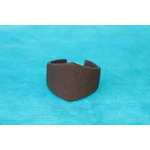 Bracelet Manchette Pâte Polymère Marron et Sable Coloré