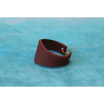 Bracelet Manchette Pâte Polymère Marron et Sable Coloré (2)