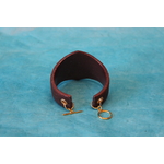 Bracelet Manchette Pâte Polymère Marron et Sable Coloré (3)
