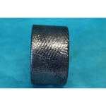 Bracelet Manchette  Droit Pâte Polymere et paillette Argenté avec des impressions (3)