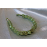 Bracelet de Perles dAventurines Verte Véritable. (5)