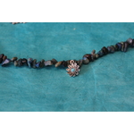 Parure-Bracelet-Collier-Boucle dOreille-Perles de Chrysocolle Véritable (4)