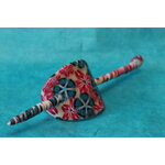 Barette-Chignon-Polymere-Fleurs-Rose-Turquoise (3)