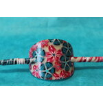 Barette-Chignon-Polymere-Fleurs-Rose-Turquoise (2)
