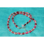 Collier Perles de Jaspe aux Sédiments Marin et Quartz Rose (2)