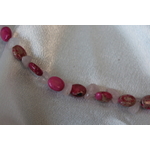 Collier Perles de Jaspe aux Sédiments Marin et Quartz Rose (7)