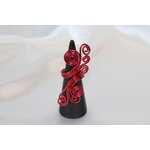 Bague Fil de dAliminium Rouge