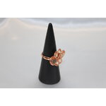 Bague Fil de Cuivre Cuivré et Perles Métallique (3)