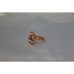 Bague Fil de Cuivre Cuivré et Perles Métallique (2)
