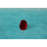 Bague Support Acier Inoxydable et Résine Rouge