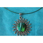 Collier Filin, Support Soleil et Polymère Divers Tons Verts (2)