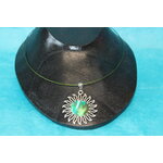 Collier Filin, Support Soleil et Polymère Divers Tons Verts (3)