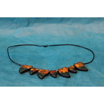 Collier aux Coeurs en Polymere 2 Tons (5)
