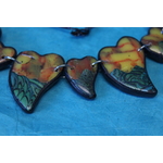 Collier aux Coeurs en Polymere 2 Tons (7)