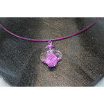 Collier Filin et Trefle Violet (3)
