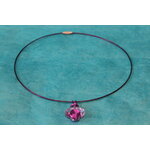 Collier Filin et Trefle Violet (6)