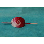 Barette-Chignon-Polymere-Rouge-Blanc