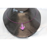 Collier Filin et Trefle Violet (2)