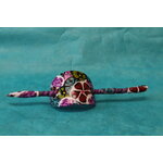 Barette-Chignon-Polymere-Fleur-Multicolor