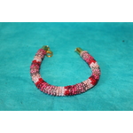 Parure Perles Rocailles-Couleurs Divers Tons de Roses (13)