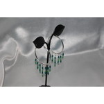Parure Perles Rocailles-Couleurs Divers Tons de Verts (10)
