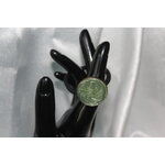 Elastique à Cheveux-Resine UV Pailletée- Vert Olive (7)