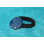 ChouChou-Pâte Polymère Bleu-Décalcomanie Marbré-Support Bronze (3)