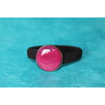 ChouChou-Pâte Polymère Magenta-Décalcomanie Motif  Marbrure (3)