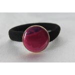 ChouChou-Pâte Polymère Magenta-Décalcomanie Motif  Marbrure (2)