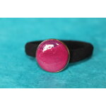 ChouChou-Pâte Polymère Magenta-Décalcomanie Motif  Marbrure (4)