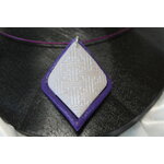Collier-Filin-Pendantif-Polymere-Blanc-Violet-5