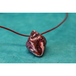 Collier-Chaine-Imitation-Cuir-Rouge-Polymere-Toupie-Multicolore-1
