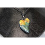 Collier-chaine-Coton-Cire-Polymere-Coeur-Vert-Jaune-1