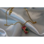 Collier-Chaine-Dore-Polymere-Multicolore-4