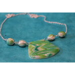Collier-Chaine-Argente-Polymere-Marbrures-Vertes-1