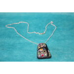 Collier-Chaine-Argente-Polymere-Multicolore