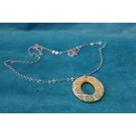 Collier-Chaine-Argente-Polymere-Degrade-Jaune-Vert