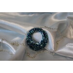 Collier-Chaine-Argente-Polymere-Bleu-Vert-Blanc-4