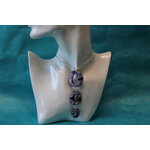 Collier-Chaine-Argente-Polymere-Fleur-Violette-Noir-2